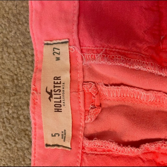 Hollister pink shorts size 5 - Picture 3 of 4